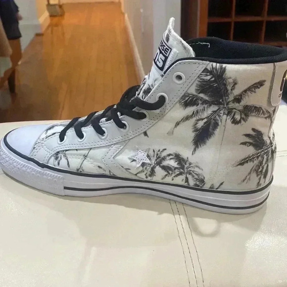 Converse Cons One Star Hi Top Palm Trees Sneakers Unisex Mens 6/ Womens 8 - Picture 4 of 9